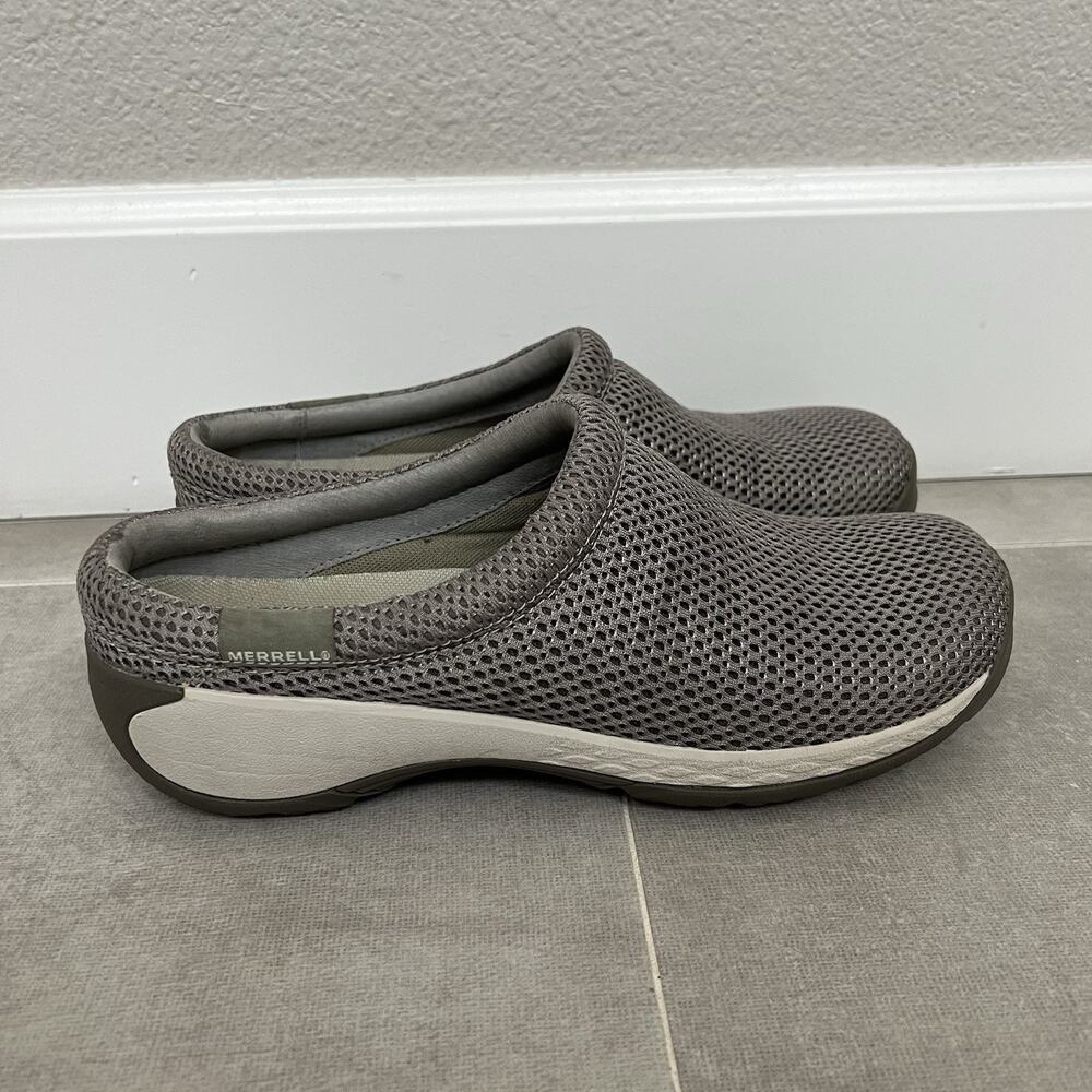 Merrell Encore Q2 Womens Size 9 Gray Slip On Comfort Clogs Walking Shoes